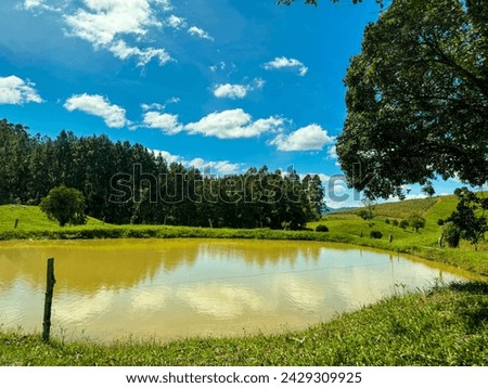 Beautiful Lake In Countryside  Anitapolis, Santa Catarina, Brazil