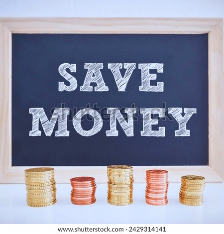 Save Money Concept Background and Picture