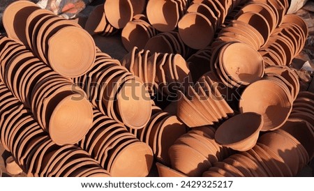 In many places in Asia, pottery is still made in the old way. This picture is of Palghar in Maharashtra, India, which has been clicked on 23.02.2024.