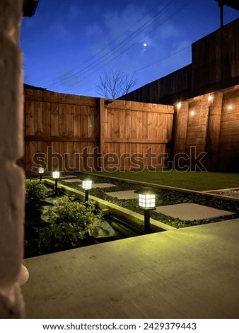 Transform your patio with serene Japanese-style path lights, creating a tranquil ambiance in your outdoor garden space.