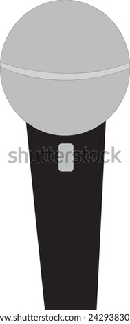 design and illustration of a microphone