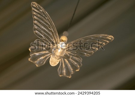 
butterfly with lights Used to decorate the ceiling.
