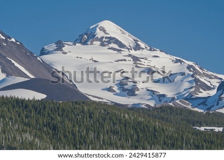 Middle Sister in the Three Sisters Wilderness Royalty-Free Stock Photo #2429415877