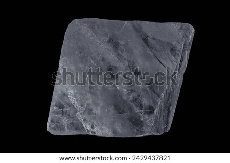 Fluorite, without UV light, mineral specimen, isolated background Royalty-Free Stock Photo #2429437821