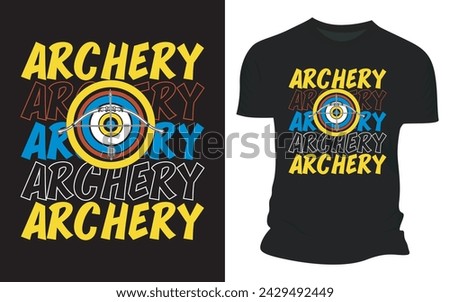 Vector Archery - Graphic T shirt Design
