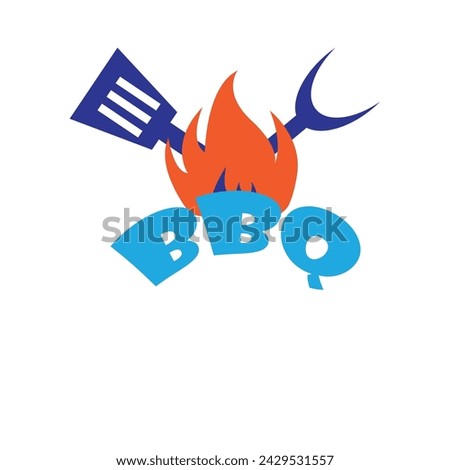 vector barbecue logo or clip art