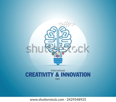 International Creativity and Innovation Day. Creativity and Innovation concept vector illustration. 