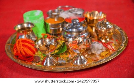 Hinduism has a long tradition of arti songs, simply referred to as arti, sung as an accompaniment to the ritual of arti. It primarily eulogizes the deity that ... Royalty-Free Stock Photo #2429599057