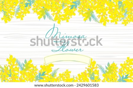 Cute Fashionable Mimosa Background Clip Arts