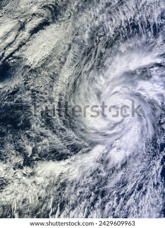 Hurricane Kenneth. Acquired November 21, 2011, this naturalcolor image shows Hurricane Kenneth south of Baja, California. Elements of this image furnished by NASA.