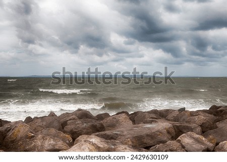 West Shore Beach located in Llandudno, North Wales, United Kingdom. HDR.