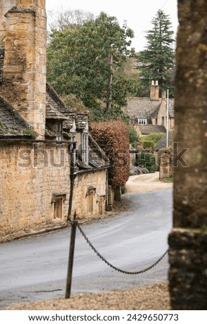 Beautiful Cottages in Snowshill Manor Village, Broadway, The Cotswolds, Gloucestershire Royalty-Free Stock Photo #2429650773