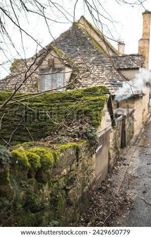 Beautiful Cottages in Snowshill Manor Village, Broadway, The Cotswolds, Gloucestershire Royalty-Free Stock Photo #2429650779