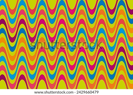 wavy colorful pattern. Vector illustration