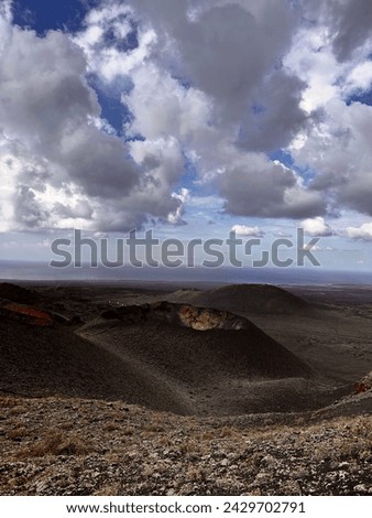 Volcano at Timanfaya, Gran Canaria, Spain
