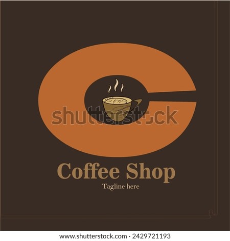 Coffee house logo template design