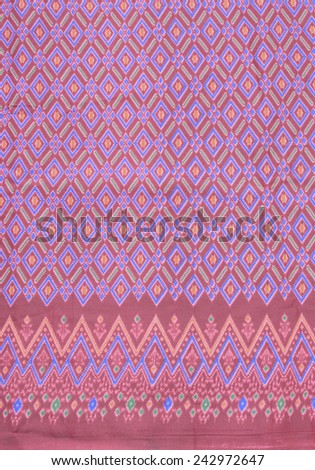 Pattern of Thailand striped sarong