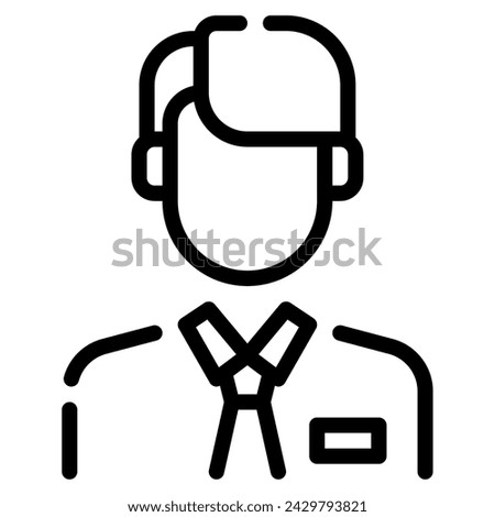 Businessperson icon illustration for web, app, infographic, etc Royalty-Free Stock Photo #2429793821