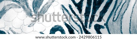 Colorless Animal Print Fashion. Asian Zoo. Grey Fur Texture Cheetah. Colour Water. Colorless Jaguar. Fashion Snakes Print. Abstract Painting. Royalty-Free Stock Photo #2429806115