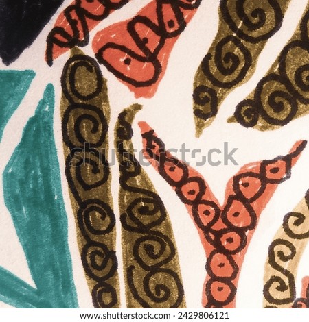 Elegant Tropical Jungle Animal. White Website Background Paint. Multicolour Zebra Print Pattern. Unusual Drawing. Animal Print Letter. Animals Triangles.