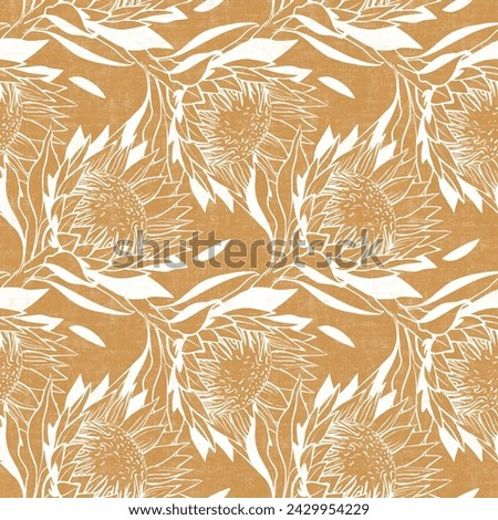 Textile and digital pattern with hand drawn peony vector  flowers and tropical citrus in vintage style for design