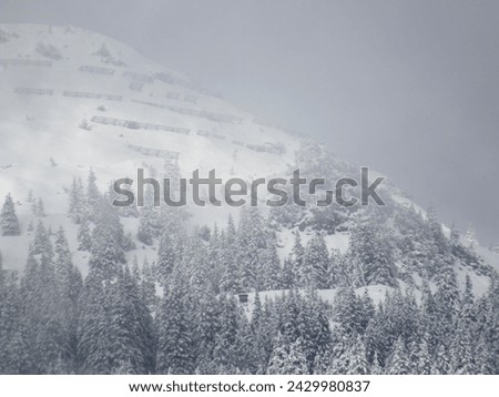 beautiful snowy winter panoramic landscape photo photographed in austrian alps - hello winter - hello december - hello january - hello february 
