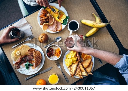 breakfast from above photo work