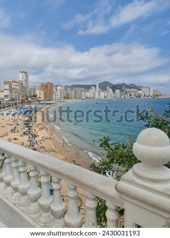 this picture taken by me last june 2023 summer vications location benidorm a picnic spot of spain