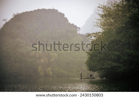 Breathtaking atmosphere and landscape shot in Vietnam. Shot on Pentax K3 in 2024 february. Royalty-Free Stock Photo #2430150803