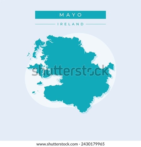 Mayo County Council (Republic of Ireland, Counties of Ireland) map vector illustration, scribble sketch Mayo map Royalty-Free Stock Photo #2430179965