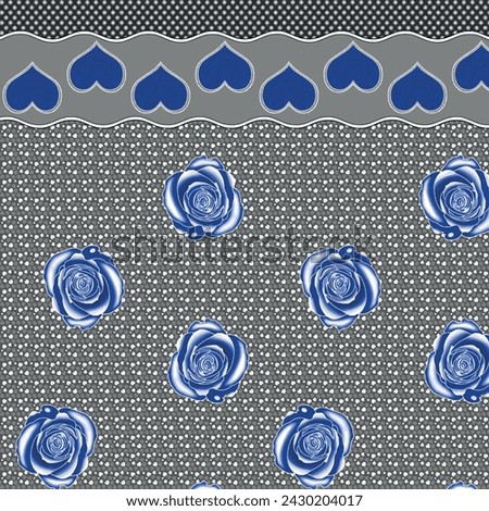 Multipurpose textile pattern design artwork 