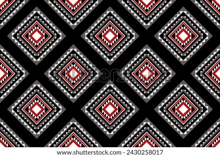 Geometric seamless ethnic pattern. Can be used in fabric design for cloth, fabric, carpet