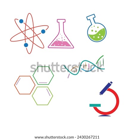 science logo or science clip art or vector logo
