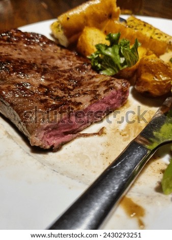Delicious meal close up picture