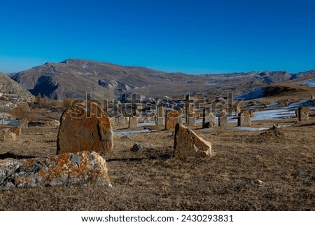 An ancient village located in the Caucasus mountains