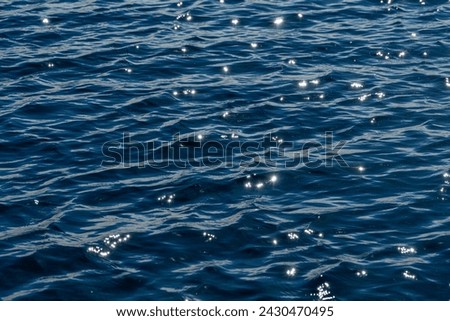 Water texture during a summer day in the ocean