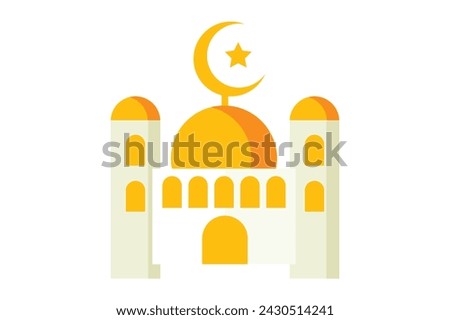 Mosque Ramadan Islamic Sticker Design