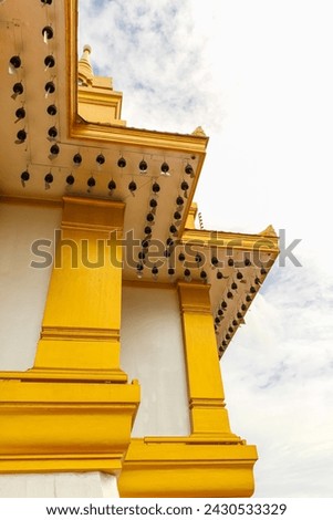 The Golden Mount Wat Saket Ratcha Wora Maha Wihan in Pom Prap Sattru Phai district, Bangkok, Thailand. Royalty-Free Stock Photo #2430533329
