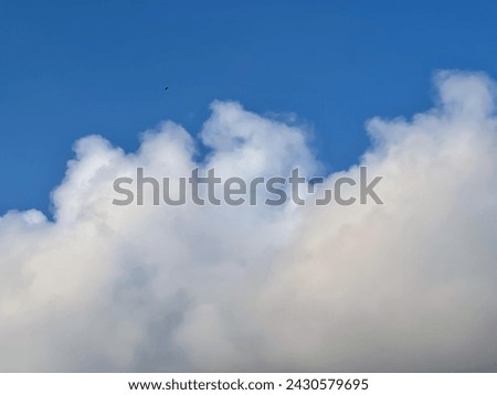 a photography of a plane flying through a cloud filled sky.