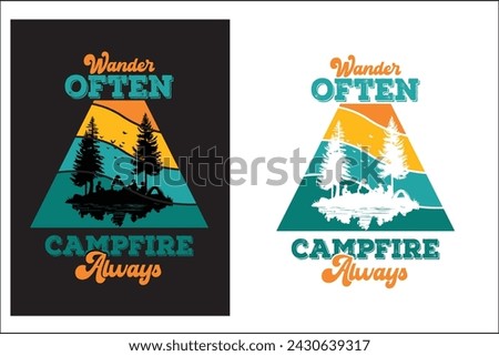 campfire t shirt designs, campfire t shirts, camping t shirt ideas, 50th Anniversary Campfire T-shirt, Camping Circle Summer 2024 T-Shirt, what to wear to a campfire, camping t shirt red,