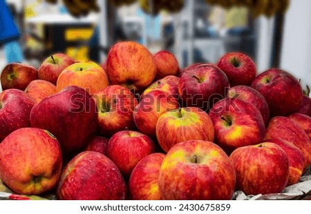 Red apple pictures , Macro Photo food fruit red apples. Texture background of fresh red apples. Image of fruit product big red apples Pakistan 
