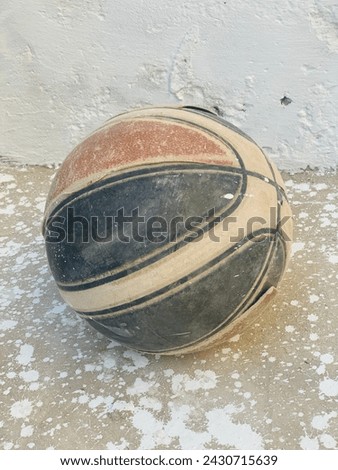 Football and basketball portrait picture