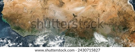 Fires across Central Africa. Fires across Central Africa.  Royalty-Free Stock Photo #2430715827