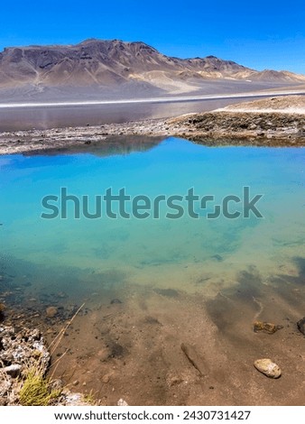 Beautiful Lagoon in Atacama Desert, Chile