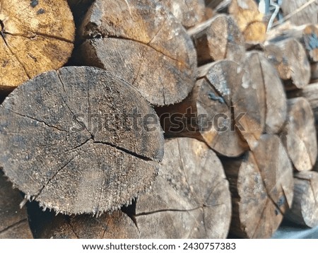 lots of logs pattern texture background 