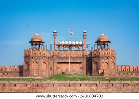 Red Fort in Delhi, India. UNESCO World Heritage Site