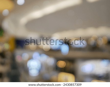 Blur of Defocus Background of Shopping mall