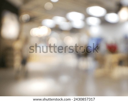 Blur of Defocus Background of Shopping mall