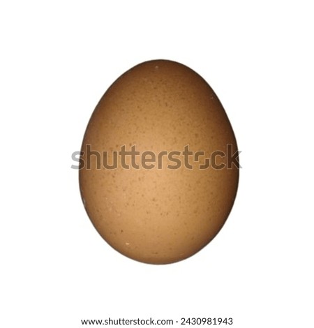 Stock photography of chicken eggs on a white background.