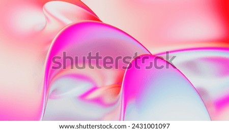 Gradient 3d fluid background vector design in eps 10 Royalty-Free Stock Photo #2431001097
